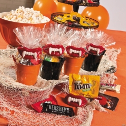 Halloween Wax Fangs Candy Teeth - 12 PK